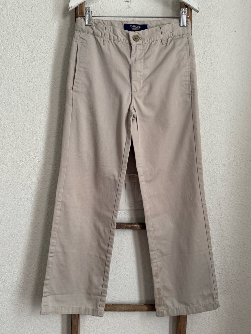 Cherokee Ultimate Khaki Boys Pants Sz: 12